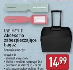 ALDI Pas zabezpieczający walizkę Live In Style oferta