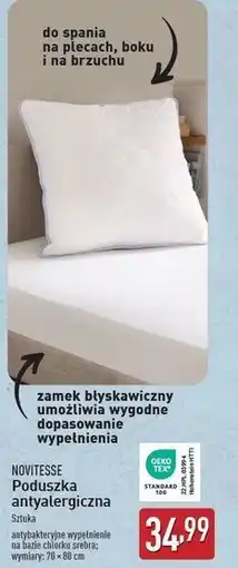 ALDI Poduszka antyalergiczna 70 x 80 cm Novitesse oferta