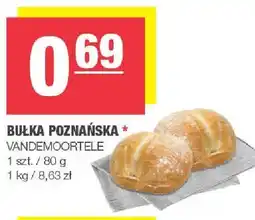 Spar Bułka poznańska 80g Vandemoortele oferta