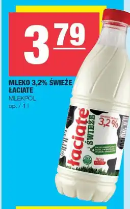 Spar Mleko 3,2% świeże Łaciate Mlekpol oferta