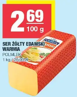 Spar Ser żółty Edamski Warmia Polmlek oferta