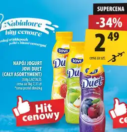 Arhelan Napój jogurt Jovi Duet (cały asortyment) Lactalis oferta