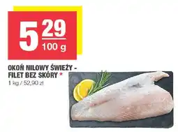 Spar Okoń nilowy świeży filet bez skóry 100g SPAR oferta