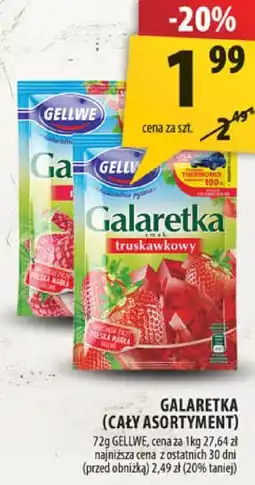 Arhelan Galaretka (cały asortyment) Gellwe 72g oferta