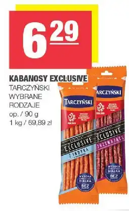 Spar Kabanosy Exclusive Tarczyński 90g oferta