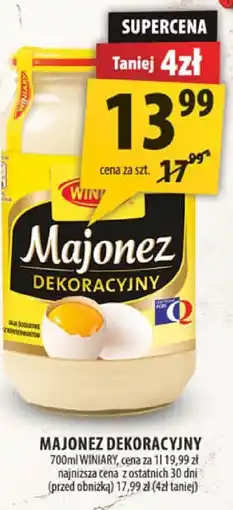 Arhelan Majonez dekoracyjny Winiary 700ml oferta