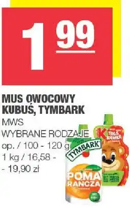 Spar Mus owocowy Kubuś, Tymbark MWS oferta