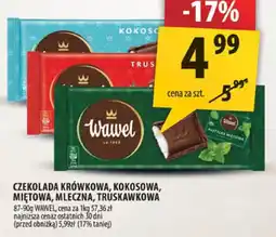 Arhelan Czekolada krówkowa, kokosowa, miętowa, mleczna, truskawkowa Wawel 100g oferta