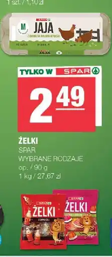 Spar Żelki Spar oferta