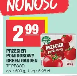 Spar Przecier pomidorowy Green Garden Topfood oferta