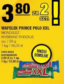 Spar Wafelek Prince Polo XXL Mondelez oferta