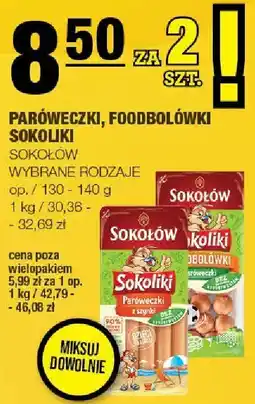 Spar Paróweczki, foodbolówki Sokoliki Sokołów oferta