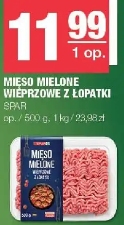 Spar Mięso mielone wieprzowe z łopatki Spar oferta