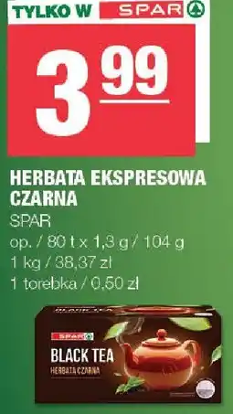 Spar Herbata ekspresowa czarna Spar oferta