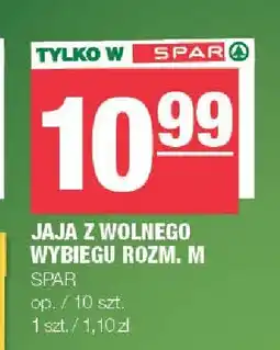 Spar Jaja z wolnego wybiegu rozm. M Spar oferta