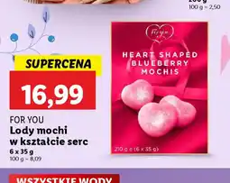 Lidl Lody mochi w kształcie serc For You oferta