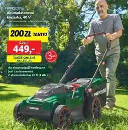 Lidl PARKSIDE Akumulatorowa kosiarka, 40 V oferta
