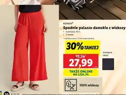 Lidl Spodnie palazzo damskie z wiskozy oferta