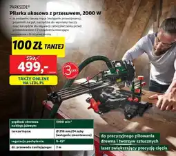 Lidl Pilarka ukośowa z przesuwem, 2000 W oferta