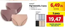 Lidl FIGI DAMSKIE, 3 PARY oferta