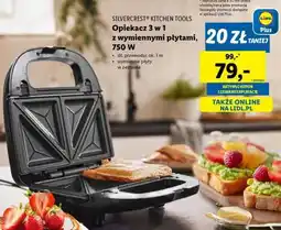 Lidl SILVERCREST KITCHEN TOOLS Opiekacz 3 w 1 oferta