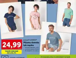 Lidl Piżama damska lub męska oferta