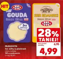 Kaufland MLEKOVITA Ser żółty w plastrach oferta