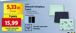 Lidl Lupilu Bokserki chłopięce, 3 pary oferta