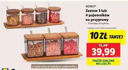 Lidl WENKO Zestaw 3 lub 4 pojemników na przyprawy oferta
