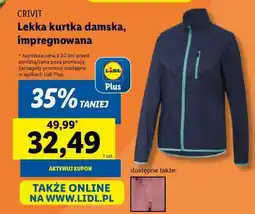 Lidl Lekka kurtka damska, impregnowana oferta