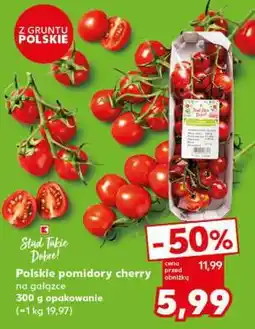 Kaufland Polskie pomidory Cherry na gałązce oferta