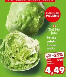 Kaufland Polska sałata lodowa oferta