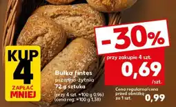 Kaufland Bułka fintes pszenno-żytnia 72 g sztuka oferta