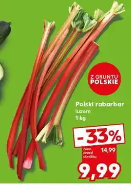 Kaufland Polski rabarbar luzem 1 kg oferta