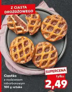 Kaufland Ciastko z nadzieniem rabarbarowym oferta