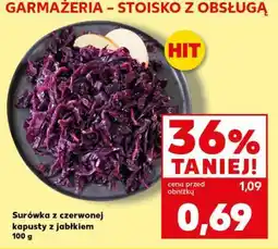 Kaufland Surówka z czerwonej kapusty z jabłkiem oferta