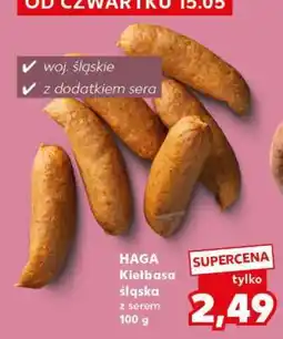 Kaufland HAGA Kiełbasa śląska z serem 100 g oferta