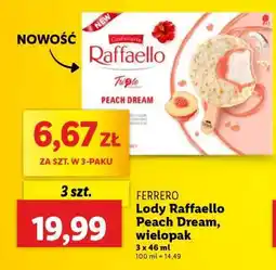 Lidl Lody Raffaello Peach Dream, wielopak oferta