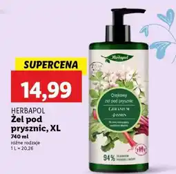 Lidl HERBAPOL Żel pod prysznic, XL oferta