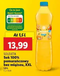 Lidl SOLEVITA Sok 100% pomarańczowy bez miąższu, XXL oferta