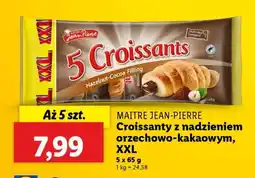 Lidl Maitre Jean-Pierre Croissanty z nadzieniem orzechowo-kakaowym, XXL oferta