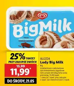 Lidl Lody Big Milk oferta
