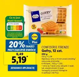 Lidl Confiserie Firenze Gofry, 12 szt oferta