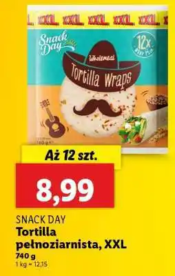 Lidl SNACK DAY Tortilla pełnoziarnista, XXL oferta