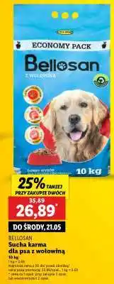 Lidl BELLOSAN Sucha karma dla psa z wołowiną oferta