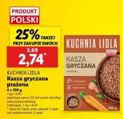 Lidl KUCHNIA LIDLA Kasza gryczana prażona oferta