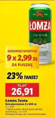 Lidl Łomża Jasne oferta
