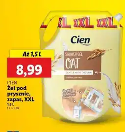 Lidl CIEN Żel pod prysznic, zapas, XXL oferta