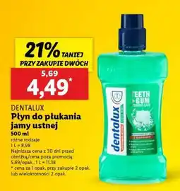 Lidl DENTALUX Płyn do płukania jamy ustnej oferta