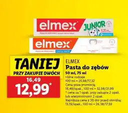 Lidl Elmex pasta do zębów oferta